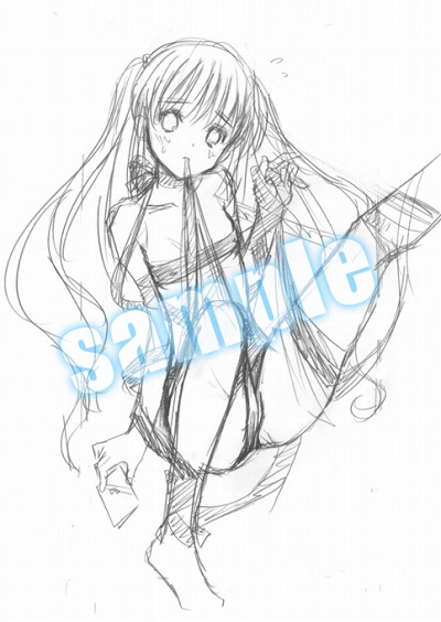 画像ギャラリー No.004のサムネイル画像 / 「さかあがりハリケーン Portable」，店舗別特典の情報が公開に。“描き下ろし特典”の過激さがうかがえるラフ画も
