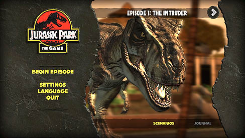 画像ギャラリー No.002のサムネイル画像 / 新作アドベンチャー「Jurassic Park: The Game」を紹介する今週の「海外ゲーム四天王」でティラノサウルス大暴れ。ぐおー