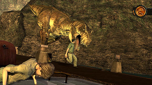 画像ギャラリー No.016のサムネイル画像 / 新作アドベンチャー「Jurassic Park: The Game」を紹介する今週の「海外ゲーム四天王」でティラノサウルス大暴れ。ぐおー