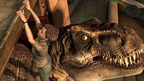 画像ギャラリー No.017のサムネイル画像 / 新作アドベンチャー「Jurassic Park: The Game」を紹介する今週の「海外ゲーム四天王」でティラノサウルス大暴れ。ぐおー