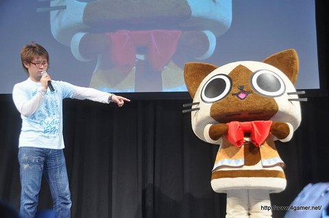 画像ギャラリー No.040のサムネイル画像 / 「モンハン部員100万人突破記念! 〜狩友の集い〜」レポート後編:「アイルー村G」新情報や,USJ・ユニクロなどとのコラボが発表されたステージの模様を紹介