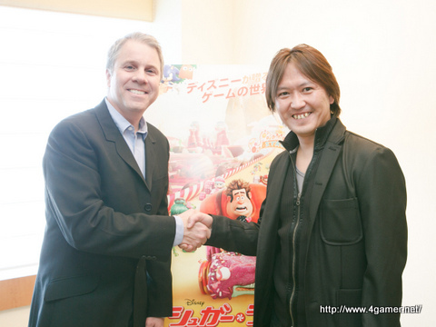 画像ギャラリー No.009のサムネイル画像 / ソニックをはじめとしたゲームキャラが映画「シュガー・ラッシュ」に“出演”した経緯とは？　映画プロデューサーのクラーク・スペンサー氏と，ソニックシリーズプロデューサーの飯塚 隆氏にインタビュー