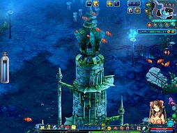 画像ギャラリー No.016のサムネイル画像 / 神秘の海底に謎の機械化海洋生物とドラゴンの塔を見た。「BraveSongOnline」大型アップデート「蒼海の章」レポート