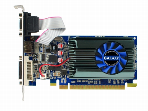 画像ギャラリー No.001のサムネイル画像 / GALAXY,Low Profile&1スロット仕様の「GeForce GT 520」カードを発表