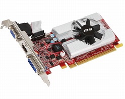 画像ギャラリー No.001のサムネイル画像 / Low Profile版のMSI製GT 520カードが発売。予想実売価格は5800円前後