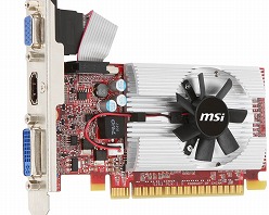 画像ギャラリー No.004のサムネイル画像 / Low Profile版のMSI製GT 520カードが発売。予想実売価格は5800円前後