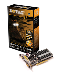 画像ギャラリー No.002のサムネイル画像 / PCIe x1接続版とPCI接続版,ニッチなZOTAC製GT 520カードが発売