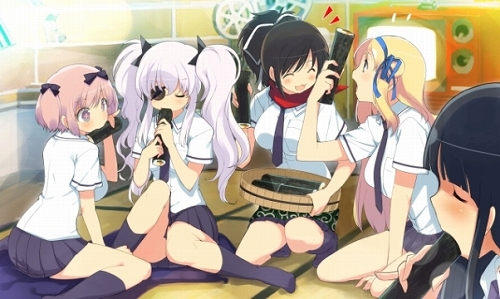 画像ギャラリー No.003のサムネイル画像 / なんだ，じっちゃんの太巻きを食べているだけか。「閃乱カグラ -少女達の真影-」先着購入特典ドラマCDの試聴版と，Webラジオ番組の配信がスタート