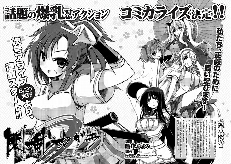 画像ギャラリー No.005のサムネイル画像 / 「閃乱カグラ -少女達の真影-」，公式サイトにて「斑鳩」のプレイムービーが公開。「月刊コミックアライブ」でのコミック連載も決定