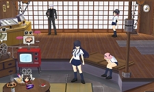 画像ギャラリー No.004のサムネイル画像 / 「閃乱カグラ -少女達の真影-」ショートノベル エピソード第3話が公開に。斑鳩と雲雀の2人が,学院に現れた体操服泥棒を追う!