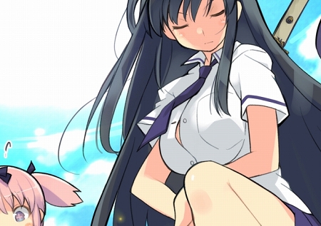 画像ギャラリー No.006のサムネイル画像 / 「閃乱カグラ -少女達の真影-」ショートノベル エピソード第3話が公開に。斑鳩と雲雀の2人が，学院に現れた体操服泥棒を追う！