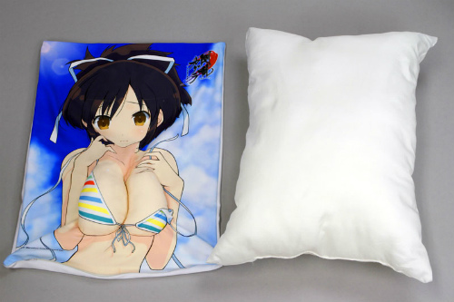 画像ギャラリー No.004のサムネイル画像 / このクッション，胸が……。「閃乱カグラ -少女達の真影-」のグッズ“飛鳥パフパフクッション”を真面目に紹介してみる