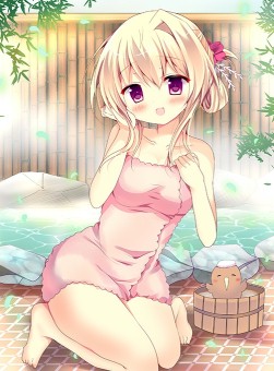 画像ギャラリー No.002のサムネイル画像 / 「桃色大戦ぱいろん・生」皆川麗華と赤城風音の温泉バージョンが登場