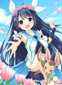 画像ギャラリー No.002のサムネイル画像 / 「桃色大戦ぱいろん・生」EX版「シフォン」が本日登場。「葉月勇花」の春限定ver.を4月16日に実装