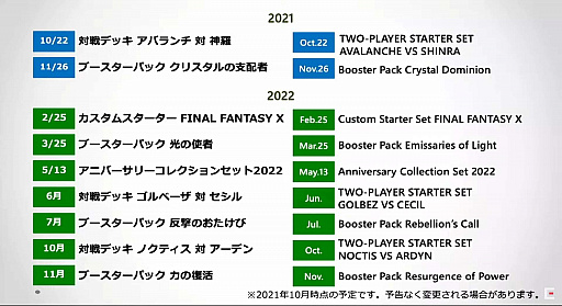 画像ギャラリー No.013のサムネイル画像 / ［TGS 2021］「FFトレーディングカードゲーム」を紹介する番組が配信。高野麻里佳さんと一緒に入門しよう