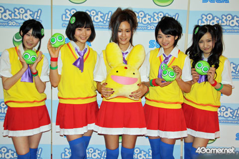 画像ギャラリー No.001のサムネイル画像 / 「ぷよぷよ!!」と「アイドリング!!!」のコラボレーション再び。「ぷよぷよアイドリング!!!」再結成発表&メンバーインタビュー
