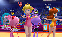 画像ギャラリー No.011のサムネイル画像 / 「マリオ&ソニック AT ロンドンオリンピックTM」は,オリンピック正式競技57種目を収録。本体を回したり息を吹きかけたりと3DSのインタフェースを活用
