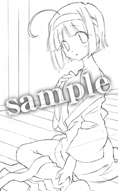画像ギャラリー No.006のサムネイル画像 / 色はないけど肌色が多いことは分かる。「快盗天使ツインエンジェル〜時とセカイの迷宮〜」，店舗別購入特典イラストのラフ画が公開に