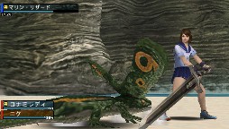 画像ギャラリー No.013のサムネイル画像 / 「FRONTIER GATE」，「ラブプラス」とのコラボ装備をDLCとして配信。十羽野高校の制服をモチーフにした防具を着て冒険を楽しもう