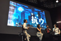 画像ギャラリー No.030のサムネイル画像 / ［TGS 2011］山口理恵さんの歌も披露された，KONAMIブースの「戦律のストラタス」スペシャルステージをレポート