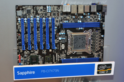 画像ギャラリー No.027のサムネイル画像 / ［COMPUTEX］Sandy Bridge-E対応のX79にLlano対応のA75などがズラリ。マザーボードベンダー各社が次期チップセット搭載製品を展示【画像追加】