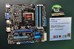 画像ギャラリー No.060のサムネイル画像 / ［COMPUTEX］Sandy Bridge-E対応のX79にLlano対応のA75などがズラリ。マザーボードベンダー各社が次期チップセット搭載製品を展示【画像追加】