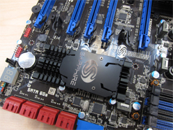 画像ギャラリー No.004のサムネイル画像 / 初期のX79はPCIe 3.0対応保留,DIMMサポート4枚か。少数精鋭のマザーボード開発チームを立ち上げたSapphireにいろいろ聞いてきた