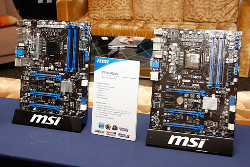 画像ギャラリー No.002のサムネイル画像 / MSI，Z77マザーボードとThunderbolt接続の外付けグラフィックスボックスを公開