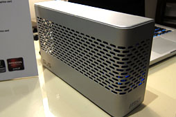 画像ギャラリー No.010のサムネイル画像 / MSI，Z77マザーボードとThunderbolt接続の外付けグラフィックスボックスを公開