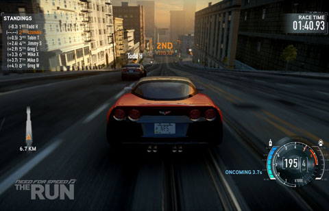 画像ギャラリー No.001のサムネイル画像 / 報酬はルーレットで。「Need for Speed: The Run」の最新ムービーでマルチプレイモードをチェック