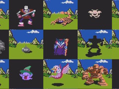 初代「ドラゴンクエスト」の全モンスター40種と改めて戦ってみた。おなじみのキャラも，37年前のドット絵だとちょっと違った雰囲気？