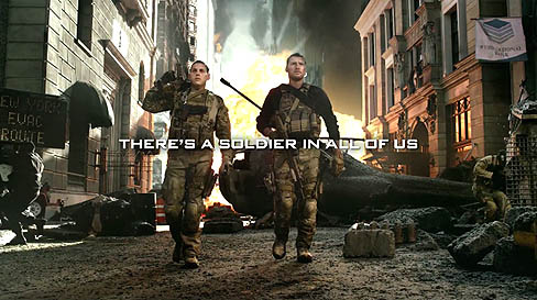 画像ギャラリー No.002のサムネイル画像 / ハリウッドスターを使った「Call of Duty: Modern Warfare 3」の実写ムービー公開。ニューヨークやパリを舞台に，ベテランと新兵が大活躍