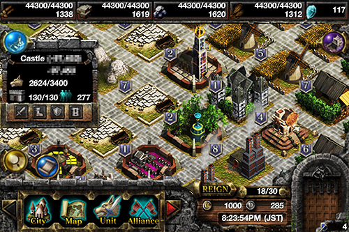 画像ギャラリー No.001のサムネイル画像 / 【PR】135万ダウンロードは伊達じゃない。「Kingdom Conquest」で,iPhone+トラビアン型ゲームの相性の良さに酔いしれよう