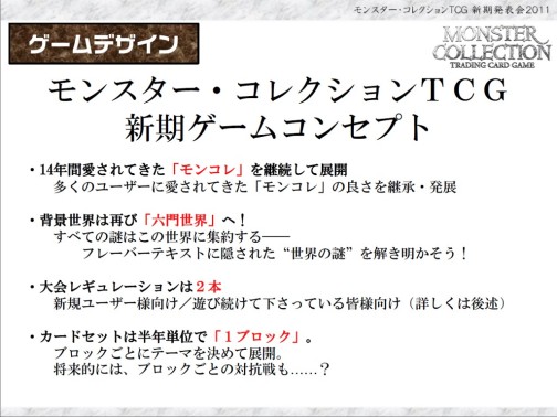 画像ギャラリー No.020のサムネイル画像 / あの「モンスター・コレクション TCG」がブシロードで再始動。「GOD EATER」とのコラボも発表された「ブシロード戦略発表会 2011(夏)」レポート