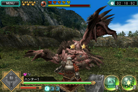 画像ギャラリー No.001のサムネイル画像 / iPhone「モンスターハンター Dynamic Hunting」,アップデートで「ハンマー」が使用可能に。“リオレウス”など4種のモンスターも追加