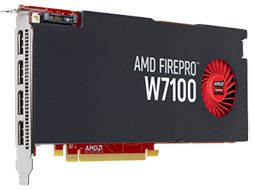 画像ギャラリー No.002のサムネイル画像 / AMD，「FirePro W7100」などワークステーション向けGPU計4製品を発表。ミドル〜ローエンド製品を置き換え