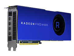 AMD，「Radeon Pro WX 8200」を9月上旬に税別999ドルで発売。Vega 10ベースのコンテンツ制作向けグラフィックスカード