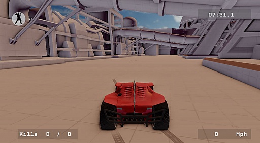 画像ギャラリー No.004のサムネイル画像 / 1990年代の怪作レーシングゲームのリメイク版「Carmageddon: Reincarnation」のアーリーアクセス版が,2014年第1四半期にリリース