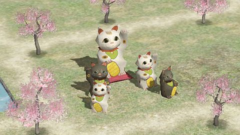 画像ギャラリー No.003のサムネイル画像 / 「戦国無双3 Empires」,城下町マップ「猫町」やミニキャラ旗第3弾などを配信