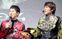 画像ギャラリー No.010のサムネイル画像 / 「Halo 4」発売記念前夜祭をレポート。麒麟，フルーツポンチ，レイザーラモンHGさんら豪華ゲストが登場し，開発秘話も披露