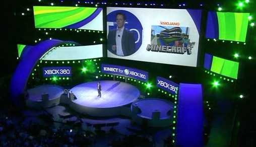 画像ギャラリー No.001のサムネイル画像 / [E3 2011]「Minecraft」のXbox 360版を，Kinect対応でこの冬リリース