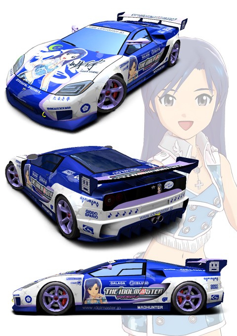 画像ギャラリー No.003のサムネイル画像 / 「リッジレーサー」，DLCミュージックパック16“バラエティ #1”を本日配信。4月12日配信予定のアイマス仕様車が公開