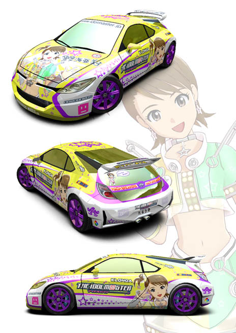 画像ギャラリー No.004のサムネイル画像 / 「リッジレーサー」，5月10日に「アイドルマスター」の双海亜美・真美をモチーフとしたEXカラーマシンを配信