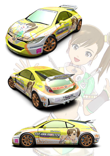 画像ギャラリー No.013のサムネイル画像 / 「リッジレーサー」，5月10日に「アイドルマスター」の双海亜美・真美をモチーフとしたEXカラーマシンを配信
