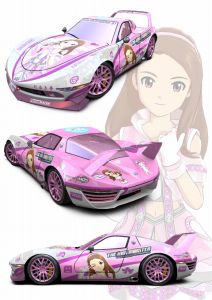 画像ギャラリー No.013のサムネイル画像 / 「リッジレーサー」，EXカラーマシン「FATALITA×貴音」「RC410×律子」が本日配信。「EVOLVER×響」と「WISDOM×伊織」の紹介映像が公開
