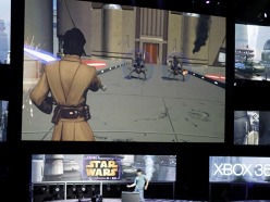 画像ギャラリー No.011のサムネイル画像 / ［E3 2011］ライトセーバーを操って襲い来る敵を撃破せよ。「Kinect STAR WARS」は映画とのシンクロ率がハンパじゃないアクションゲーム