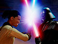 「Kinect スター・ウォーズ」は4月5日に発売。ジェダイとして，修行から，シスとのデュエル，ポッドレース，そして“ダンス”までを楽しめてしまう一作