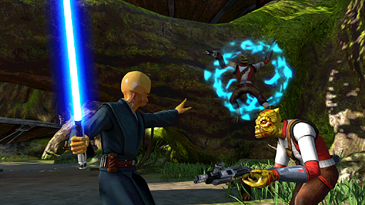 画像ギャラリー No.005のサムネイル画像 / 「Kinect スター・ウォーズ」は4月5日に発売。ジェダイとして，修行から，シスとのデュエル，ポッドレース，そして“ダンス”までを楽しめてしまう一作