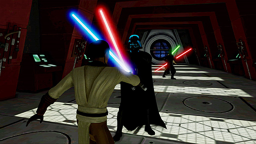 画像ギャラリー No.010のサムネイル画像 / 「Kinect スター・ウォーズ」は4月5日に発売。ジェダイとして,修行から,シスとのデュエル,ポッドレース,そして“ダンス”までを楽しめてしまう一作