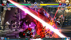 画像ギャラリー No.002のサムネイル画像 / ［E3 2011］PS Vita用「BLAZBLUE CONTINUUM SHIFT II PLUS（仮）」のデモ版をE3で体験プレイ。高品質な格闘ゲームをいつでもどこでも